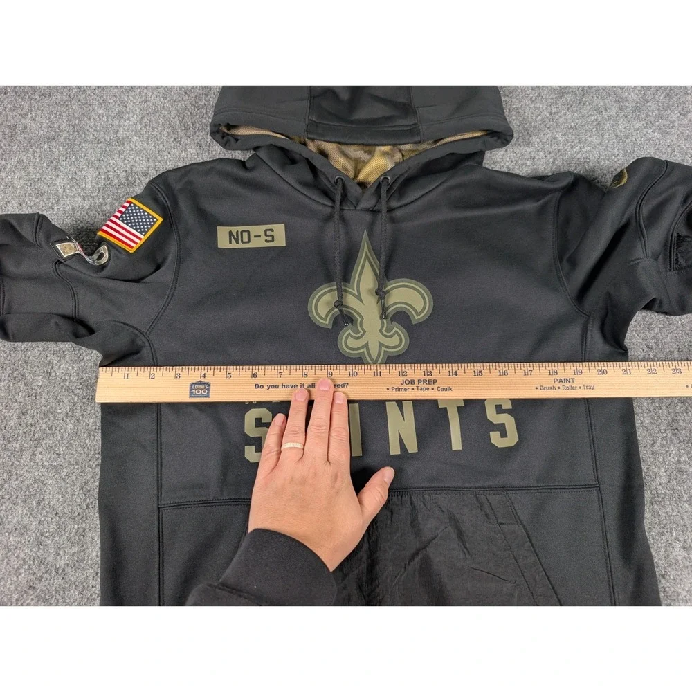 New Orleans‎ Saints Nike Salute To Service Hoodie Mens Medium Football NFL